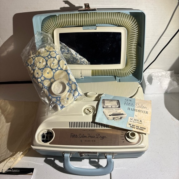 Sunbeam Other - Vintage Shick Hair Dryer 1966 petite salon Bonnet Grandma core movie prop retro